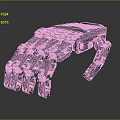 Advanced Intelligent Machine Robotic Hand With Mechanical Joints Gripping Fingers And Metal Structure