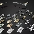 Military Weapons Collection Featuring Tanks Helicopters Fighter Jets And Armored Vehicles