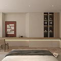 Modern Minimalist Bedroom Interior Design With Wooden Headboard Cozy Rug And Natural Light