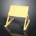 Portable Wooden Folding Table With Stable Legs For Home Daily Use