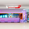 Meichen Robot Milk Tea Shopping Mall Store Milk Tea Shop Science and Technology Wind Cool Mechanical Arm Exhibition Chen Creative Bar 3d model