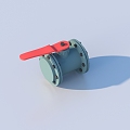 Hardware Valves Industrial Components 3d model