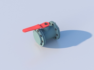 Hardware Valves Industrial Components 3d model