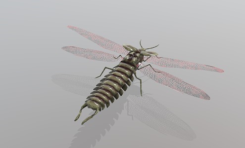 Modern mechanical worm 3d model