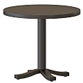 Stylish Modern Side Table With Multiple Color Options And Various Base Designs 3d model