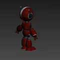 Robot Assistant Sci-Fi Small Robot 3d model