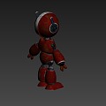 Robot Assistant Sci-Fi Small Robot 3d model