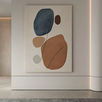 Modern painting. 3d model