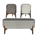 Sofa stool 3d model