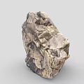 Stone 3 Stone Block Ore Rock Reef Boulder Stone Material Sample 3d model