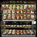 Refrigerator Freezer Interior Storage With Two Layers Of Various Prepared Food Trays