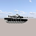 M1A1 Abrams Main Station Tank M1A1 Abrams Main Station Tank US Army Tank Armored Vehicle Troops Carrier 3d model