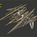 Futuristic Water Vehicles With Sleek Metallic Body And Sharp Aerodynamic Design