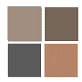 Various Colored Roof Tiles With Different Styles For Building Construction Projects