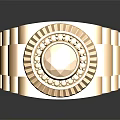 Luxury Gold Ring Featuring Central Diamond And Elegant Textured Band Design Details