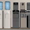 Automatic Water Dispensers in Various Styles Colors and Hot Cold Water Functions for Home Office