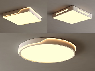 Simple Creative Cream Wind Ceiling Lamp Children's Living Room Ceiling Lamp Bedroom Ceiling Lamp 3d model