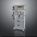 Medical Equipment Cart With Display Screen Control Panel And Drawers On Wheels