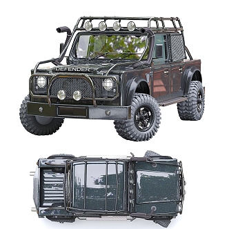 Home Vehicle Car Off-road Vehicle ATV 3d model