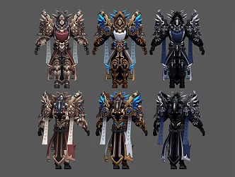 Temple Warrior 3d model