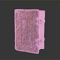 Intricate Carved Antique Book Cover With Leather Material And Metal Clasps