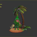 Female Avatar Female Avatar Female Avatar Female Avatar Alien Avatar Alien Creatures 3d model
