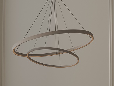 Modern chandelier 3d model