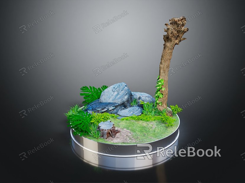 Modern Cartoon Scene Game Environment Game Fairy Tale model