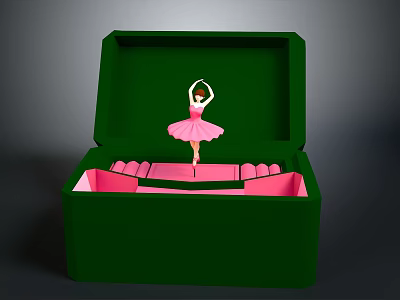 Music Box Desktop Music Box Desktop Jukebox Jukebox Commercial Jukebox Items 3d model