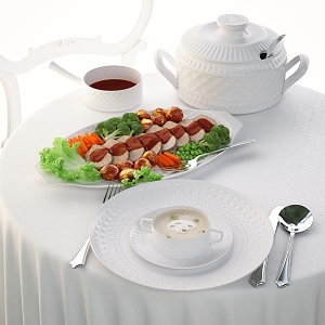 Tableware 3d model