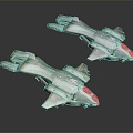 Modern Fighter Fighter Fighter Sci-fi Fighter 3d model