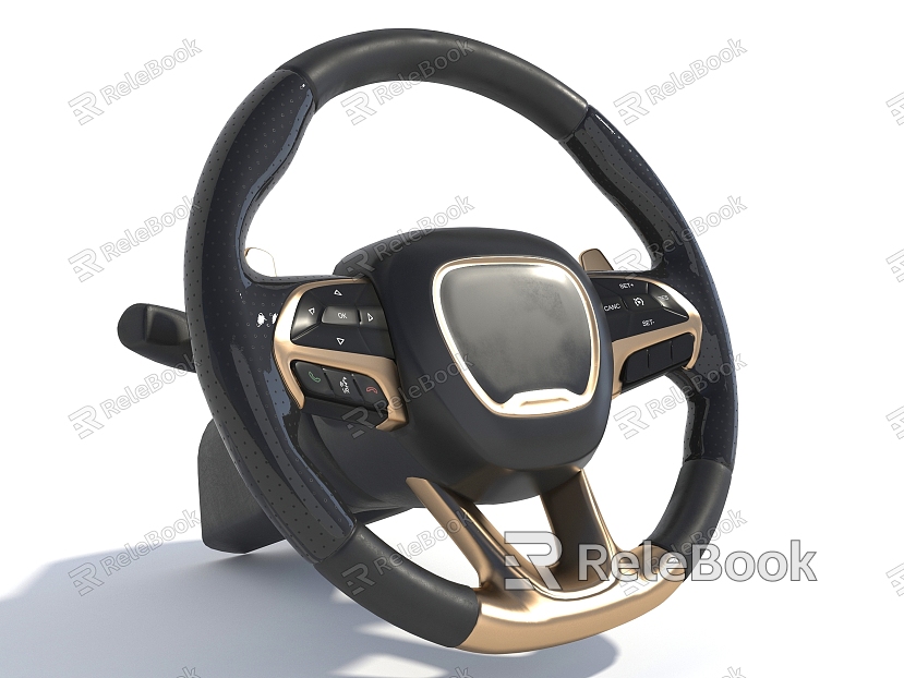 Modern steering wheel model