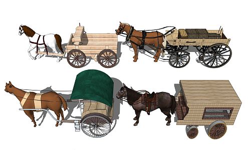 Chinese carriage 3d model