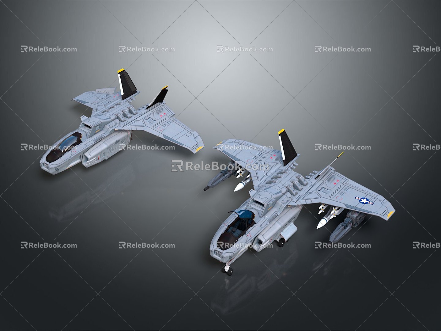 Fighters Sci-fi Fighters Sci-fi Fighters Space Fighters 3d model