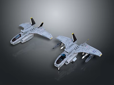Gray Passenger Plane Model With Yellow Tail Fin And Detailed Exterior Design 3d model