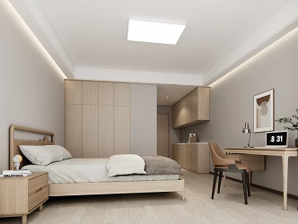 Modern Staff Dormitory Apartment 3d model