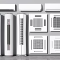 Modern air conditioner air conditioner outlet vertical air conditioner hanging air conditioner inverter air conditioner cabinet air conditioner hanging machine 3d model