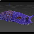 Carpathian blue slug 3d model