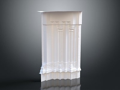 Jane European Pillar Stone Pillar Old Stone Pillar Classical Stone Pillar Greek Stone Pillar model