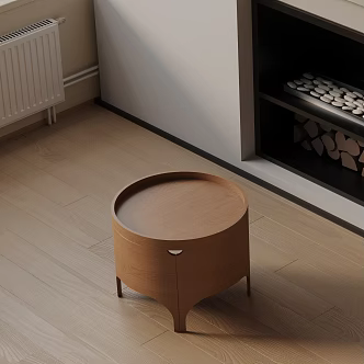 Modern Bedside Cabinet 3d model