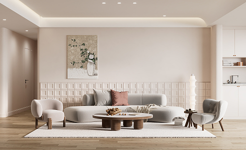 The Silent Living Room 3d model