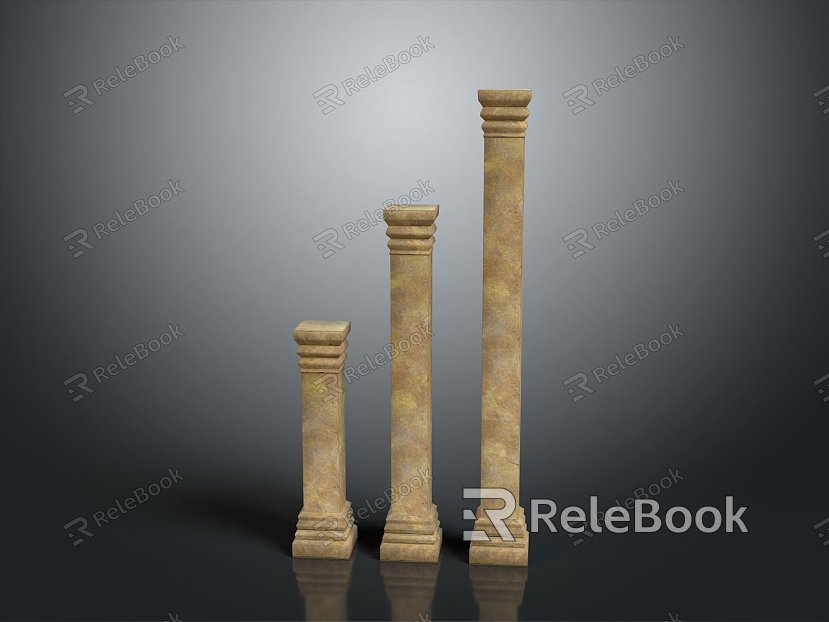 Columns Stone Columns Stone Columns Old Columns Roman Columns Roman Columns Classical Columns Greek Columns model