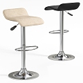 Modern Bar Stool Metal Bar Stool High Stool 3d model