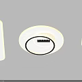 Modern LED Ceiling Lights With Square And Round Shapes Decorative Flush Mount Design 3d model