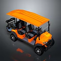 Bus School Bus Van Box Bus Tourist Bus Coach 3d model