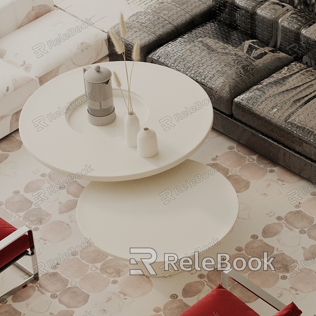 Modern coffee table model