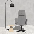 Modern Sofa Chair Simple Single Sofa 3d model