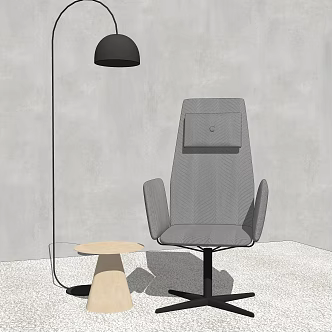 Modern Sofa Chair Simple Single Sofa 3d model