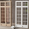 Modern casement window 3d model