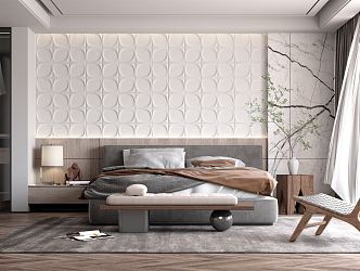 Modern Bedroom 3d model